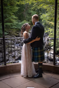 A moment from the ceremony